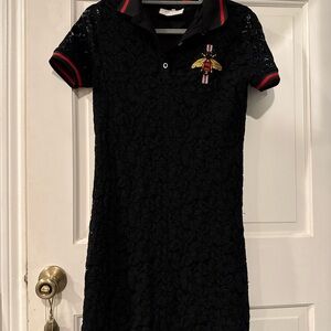 Gucci Black Lace Mini Dress